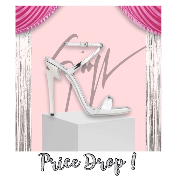 giuseppe zanotti BNIB mirrored silver ⚡️ heels - Picture 11 of 13